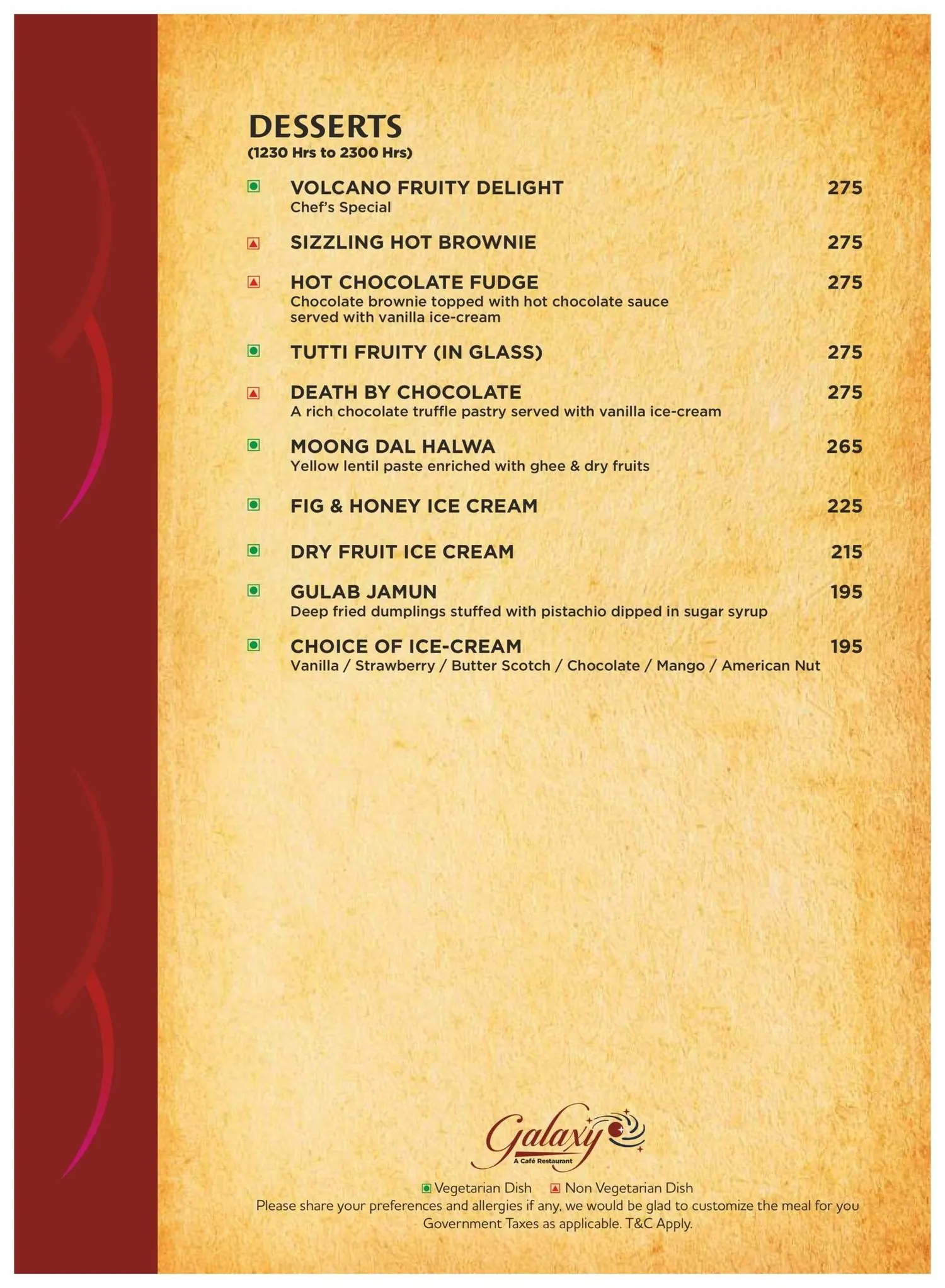 Galaxy menu — page 17 of 18