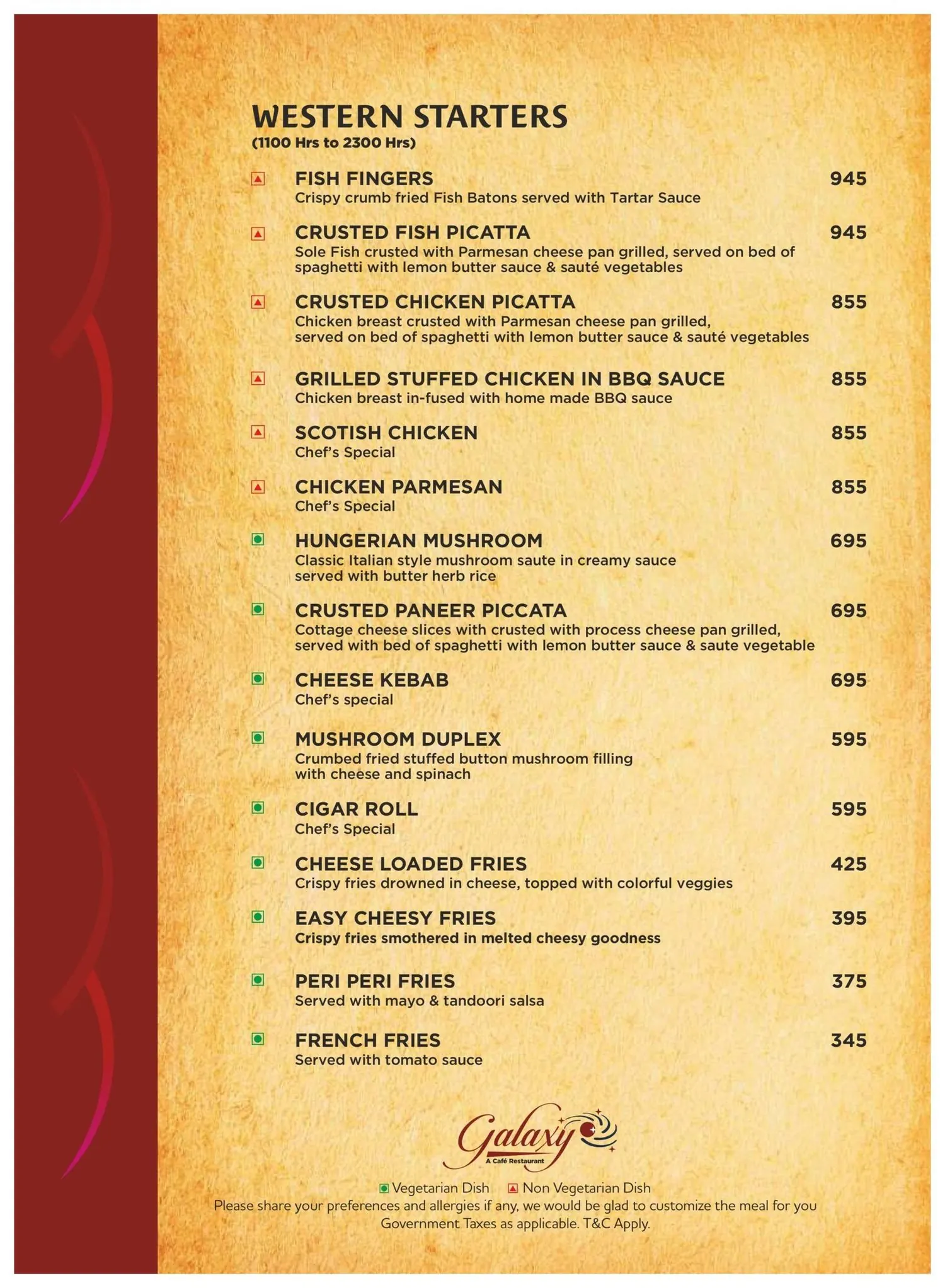 Galaxy menu — page 7 of 18