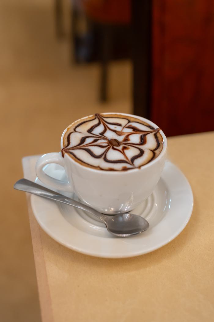 Coffee, poured and finished